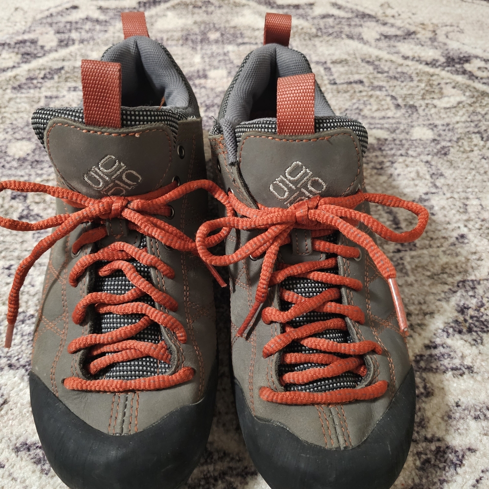 adidas Gray and Orange Athletic Shoes